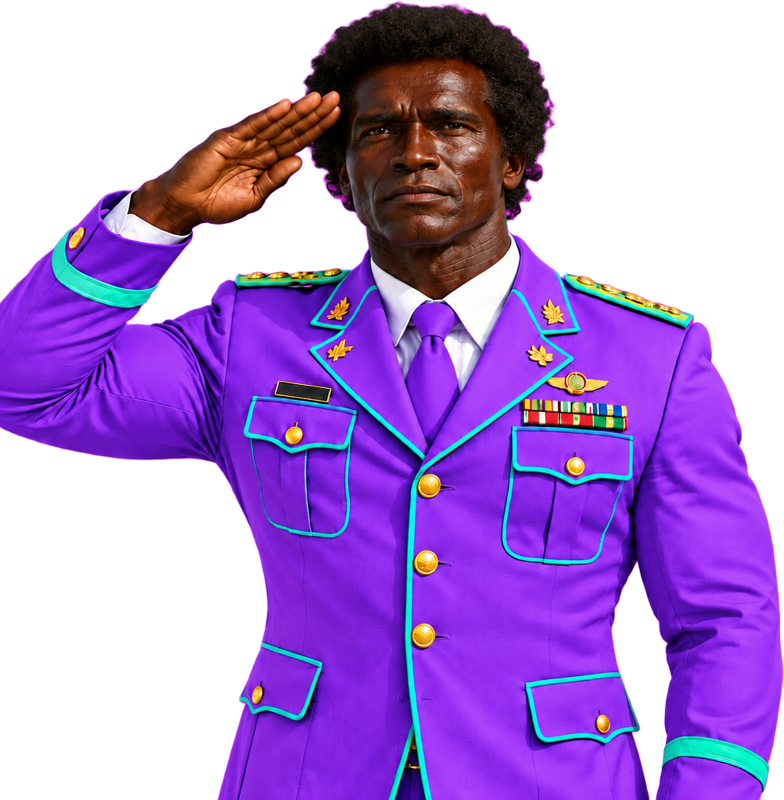 General Arnold saluting